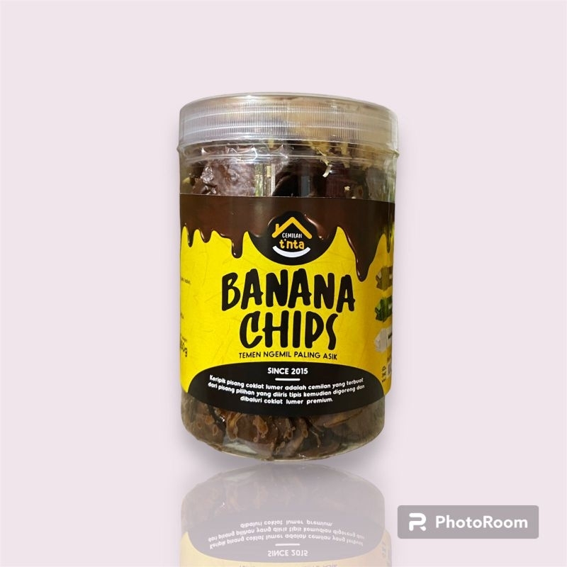 

Melted DarkChoco BananaChips with Cheese/khas t'nta/keripik pisang coklat lumer 250 Gram