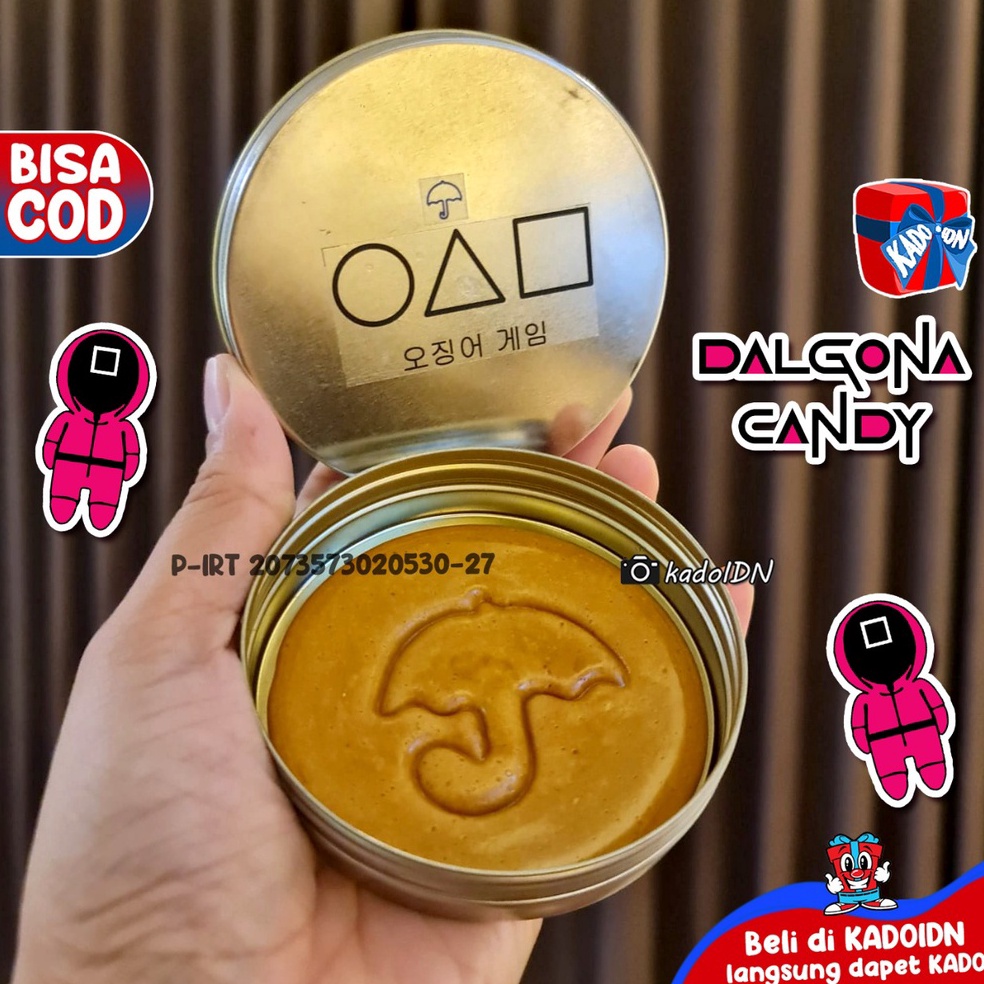 

PROMO ALE Dalgona Candy squidgame honeycomb candy by kadoidn