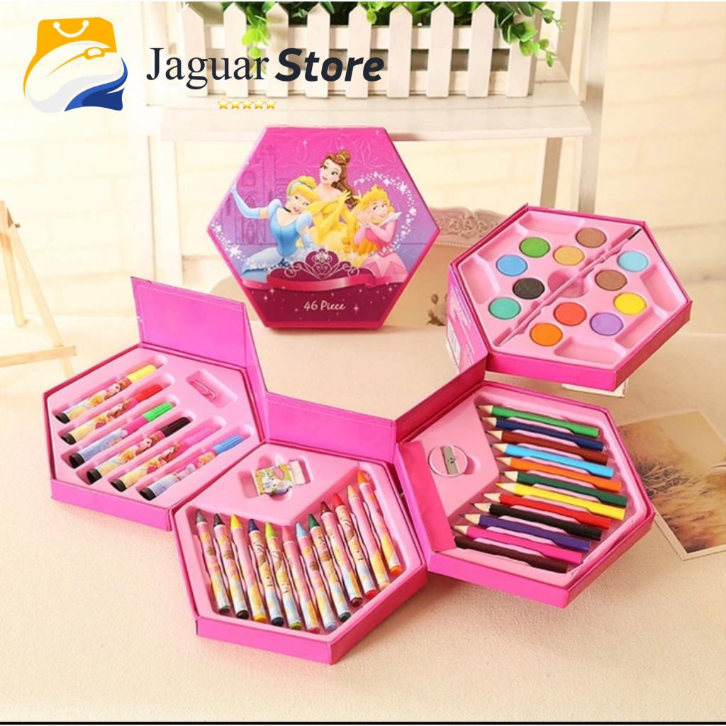 

Crayon Set Karakter 4in1 Isi 46pcs