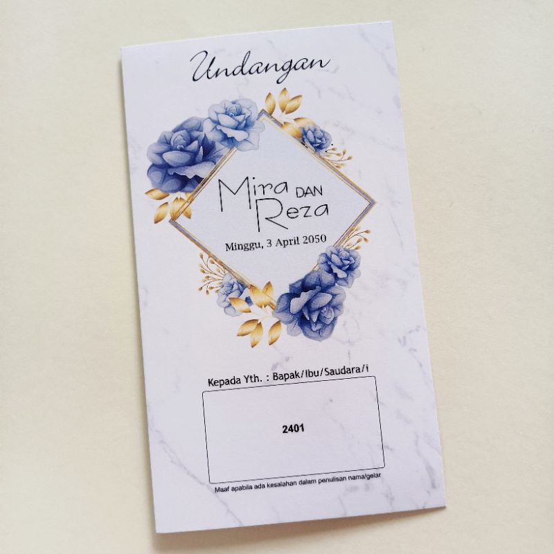 Undangan Erba 2401 BACA DESKRIPSI