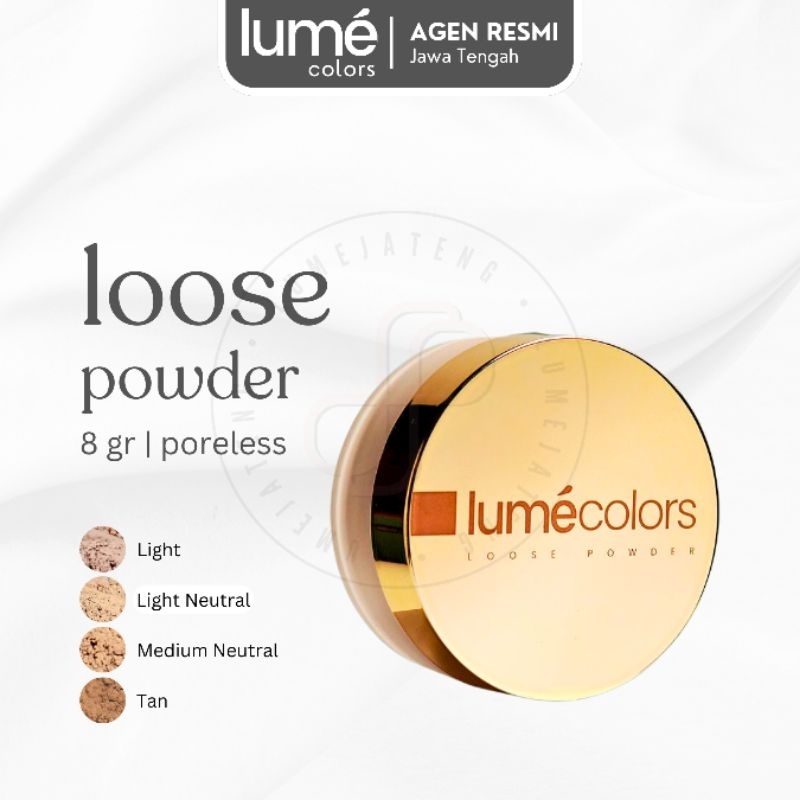Lumecolors Loose Lose Powder Bedak Tabur Lumecolors