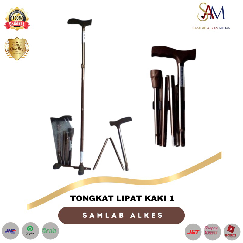 Tongkat Orang tua - Alat bantu jalan - Tongkat Lipat