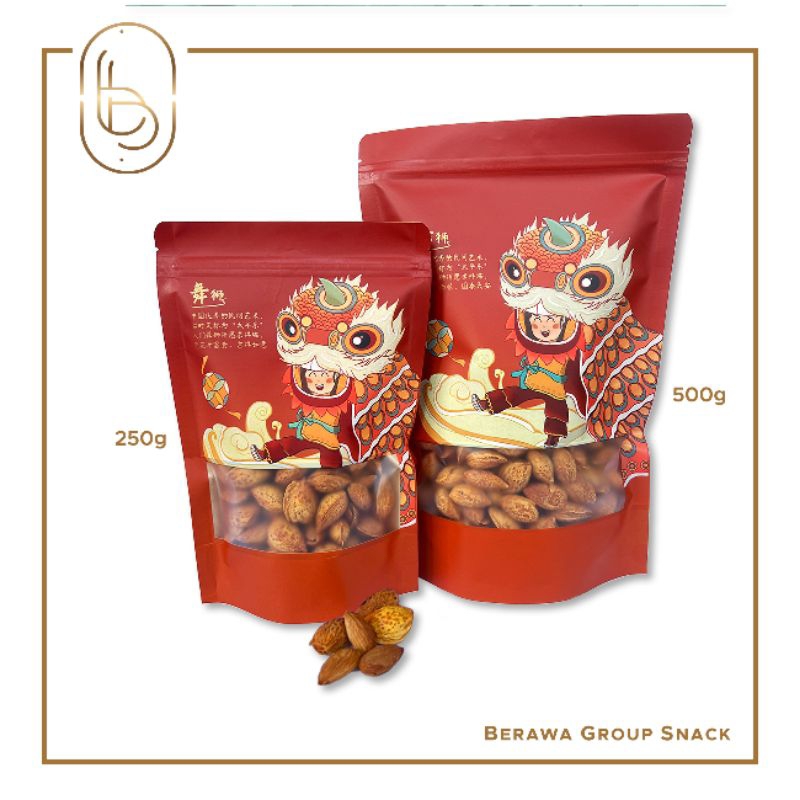 

Kacang Almond Snack Imlek 2024 / Kacang Almond / Snack Imlek Ziplock / Snack Imlek 2024 / Snack Sincia