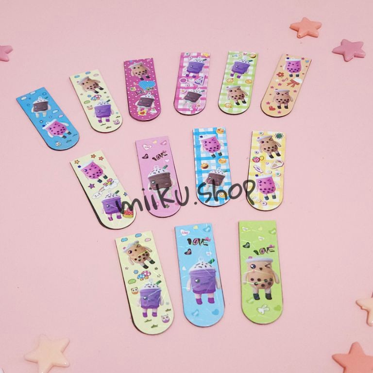 

New event 1PCS PEMBATAS BUKU MAGNET BOOKMARK BOBA