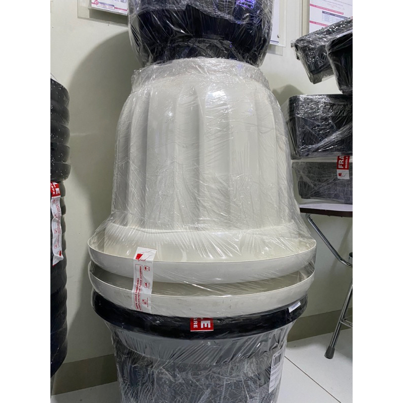 pot tanaman besar 60 cm putih untuk tambulampot / pot jumbo