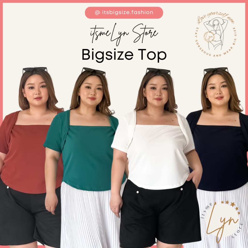 BIG SIZE KNIT TOP CASUAL KAOS BAJU ATASAN RAJUT WANITA CURVY UKURAN JUMBO PLUS SIZE LD 160