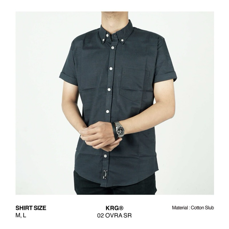 kemeja KRGR lengan pendek