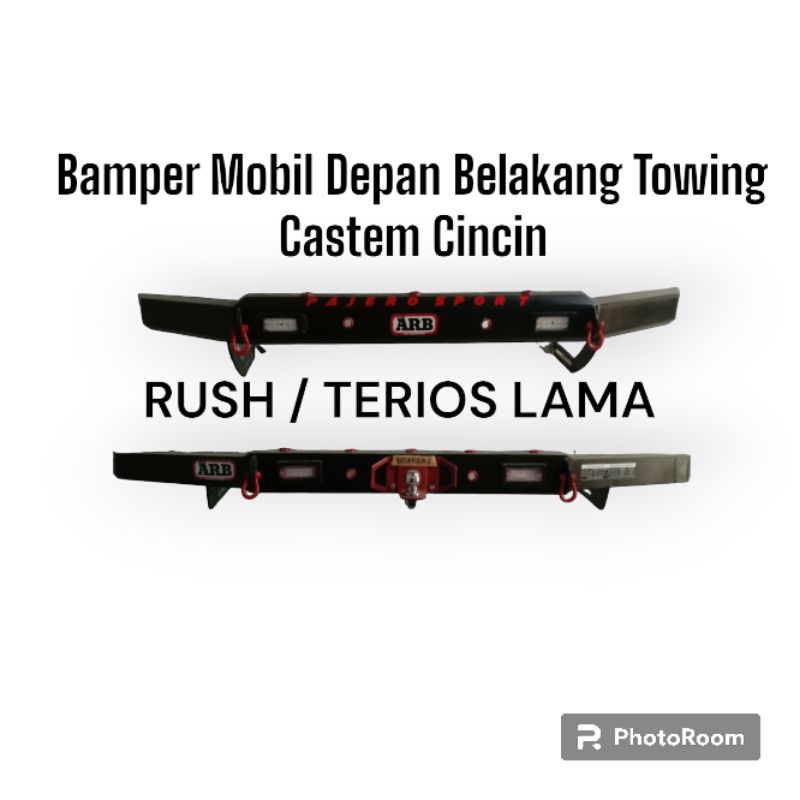 TOWING MOBIL RUSH TERIOS DEPAN/BELAKANG TANDUK MOBIL BUMPER MOBIL