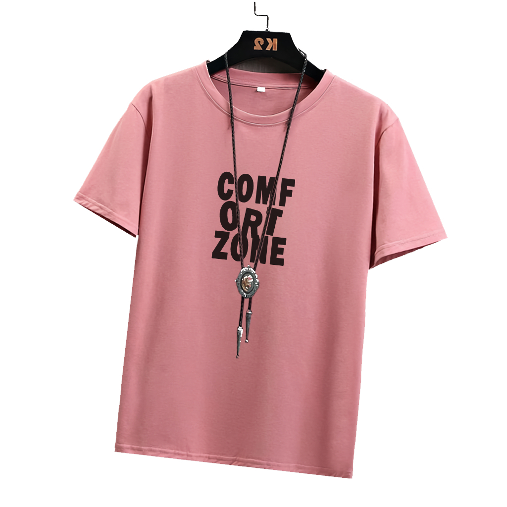 Kaos Dewasa Unisex - Tshirt Distro Simpel - TULISAN COMFORT ZONE DUSTY - Kaos Pria Distro - Kaos Pol