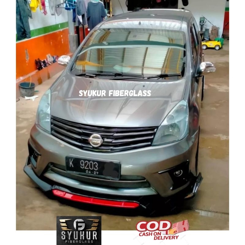 Lips Bumper Nissan Grand Livina Universal 1 Set