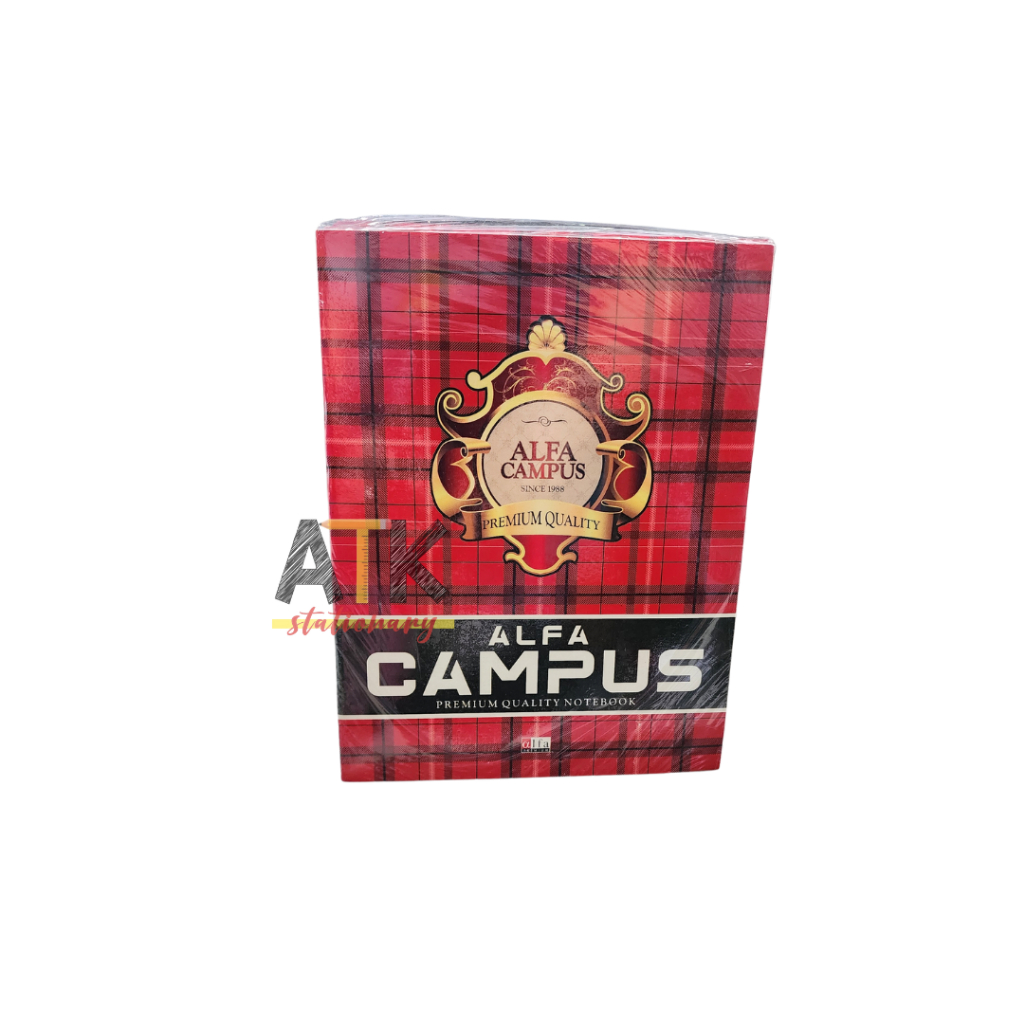 

HJK Buku Tulis Alfa Premium Campus 38 Lembar Ukuran Kwarto Pendek ATK