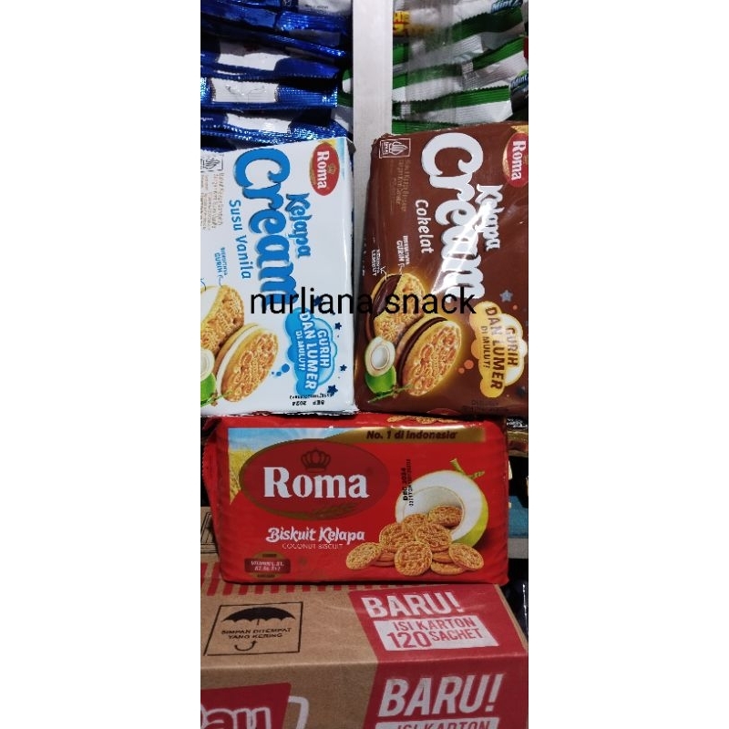 

Roma kelapa dan roma kelapa cream