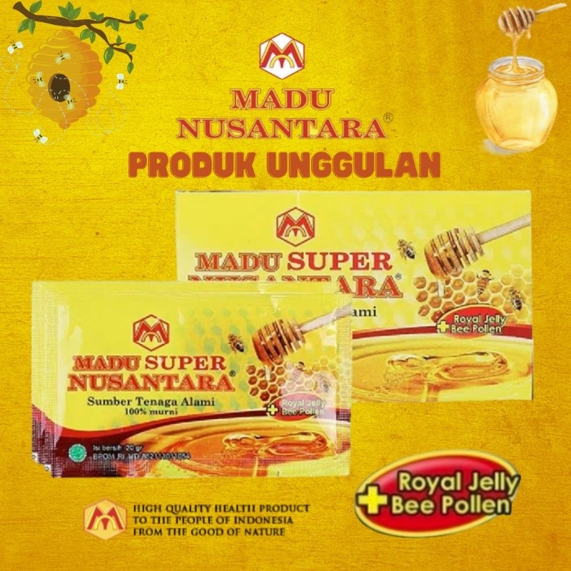 

Madu Nusantara Box | Isi 10 Sachet