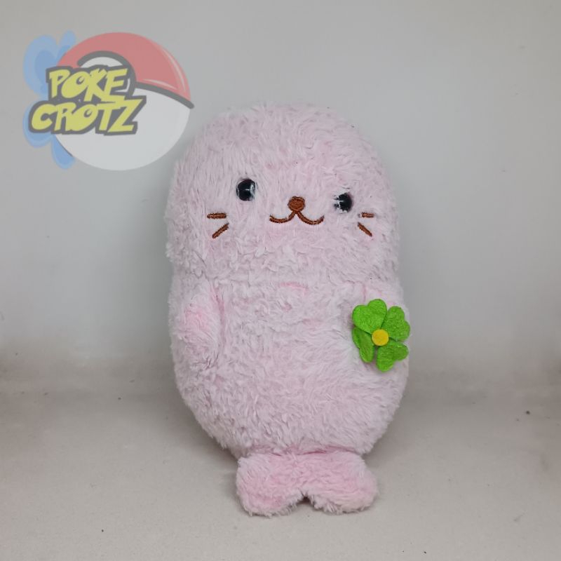 Boneka shirotan sirotan pink brand ancur bulu lembut anjing laut plush fluffy