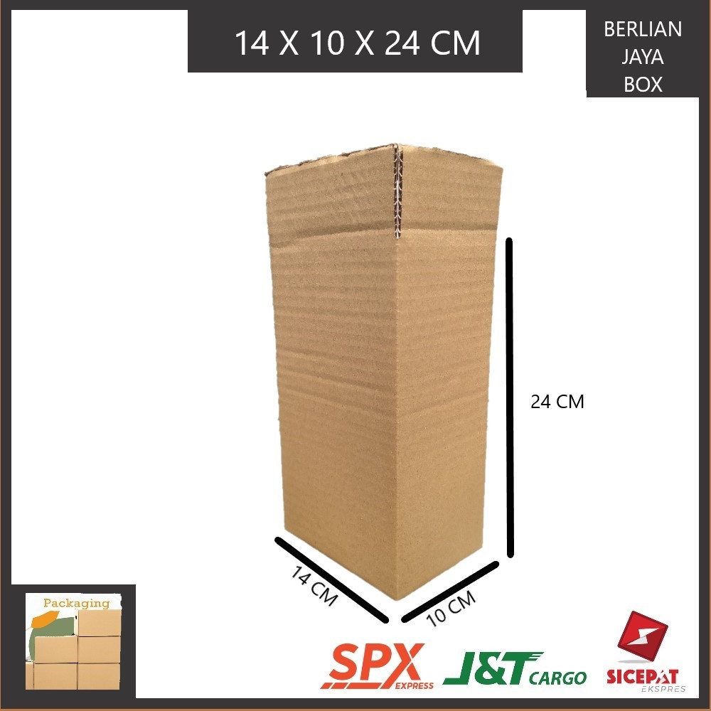 

KARDUS PACKING SINGGLE WALL UKURAN P14xL10xT24 CM