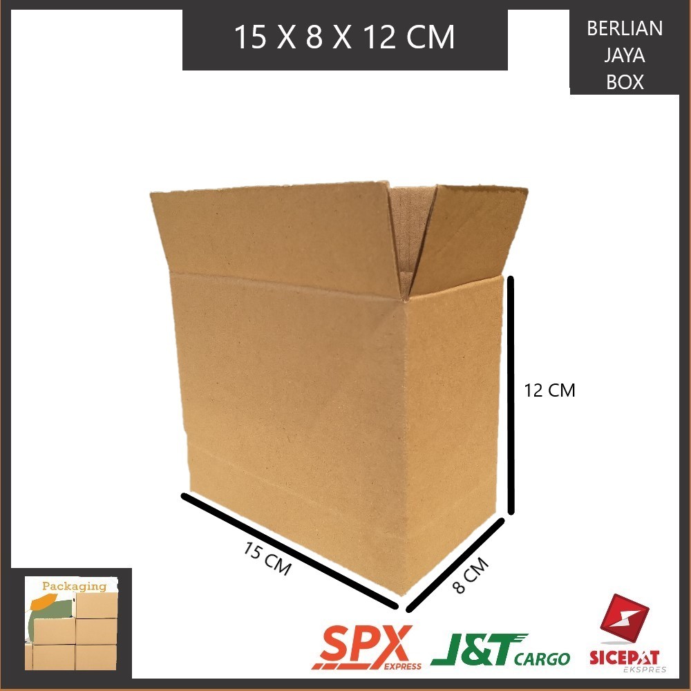 

KARDUS PACKING SINGGLE WALL UKURAN P15xL8xT12 CM