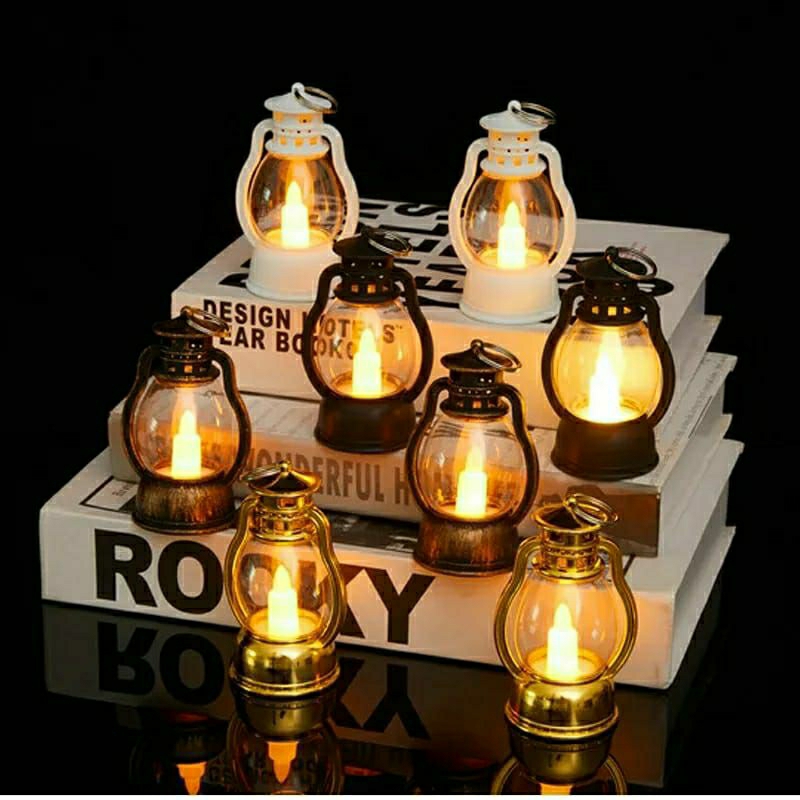 Lampu Teplok LED Mini / Lilin Elektrik / Lilin LED / Lilin Elektrik Unik / Tempat Lilin Lentera