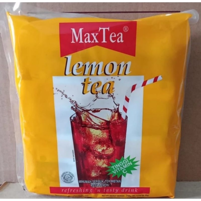 

Max tea lemon tea 1 bag isi 30 sachet