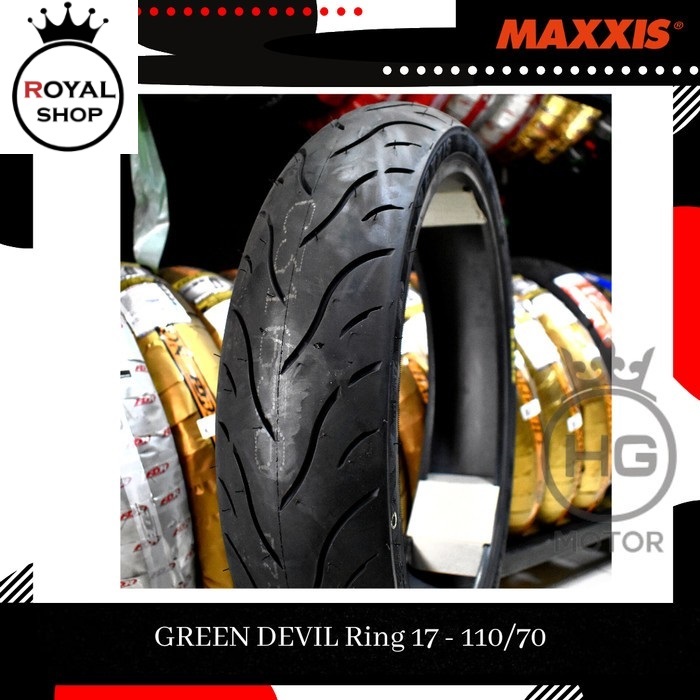 Ban Maxxis Green Devil 110 120 /70 ring 17 TL