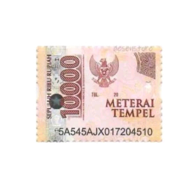 

Materai 10000 Original Pos Indonesia
