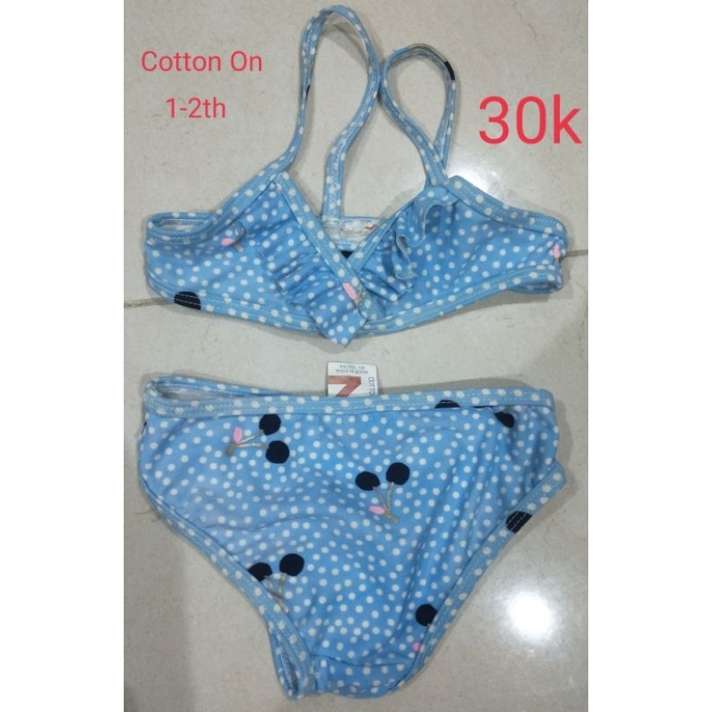 Baju renang bayi anak perempuan 1-2th Cotton On Kids super like new
