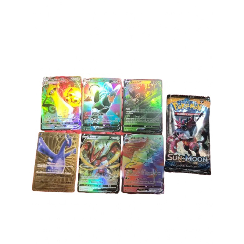 Kartu Pokemon Sun & Moon kartu trading kartu emas pokemon