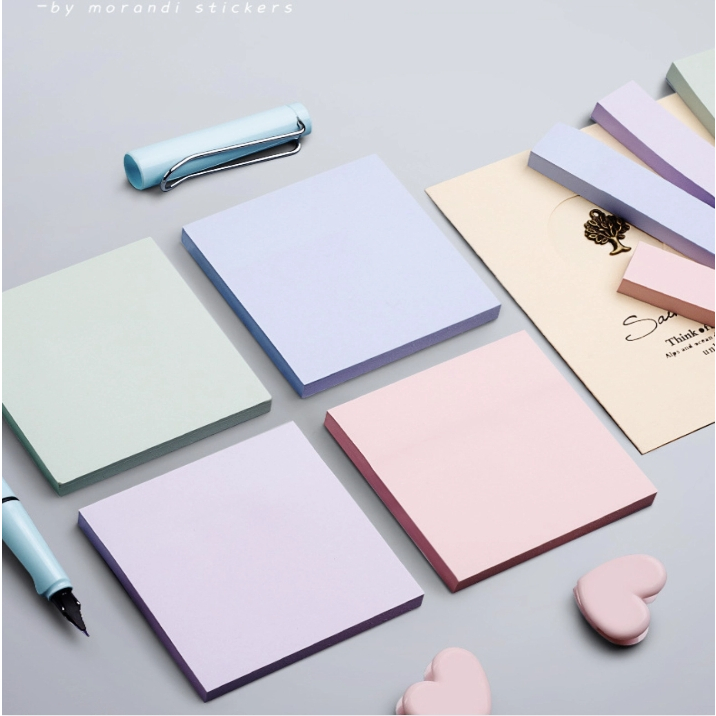 

Memo Stick Sticky Note Kertas Memo Tempel Morandi Color Isi 100 Lembar