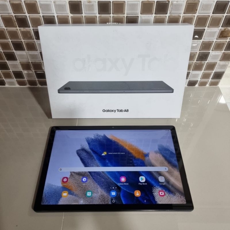 Samsung Tab A8 2022 3/32GB WIFI Only Fullset Resmi SEIN