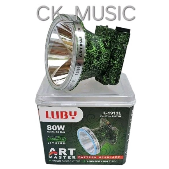 SENTER KEPALA LUBY L1913 80W ,SENTER HEAD LUBY 80WATT L 1913 ,HEAD LIGHT LUBY 1913 80W ,SENTER LUBY 