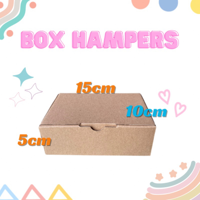 

Box Hampers Kardus Hampers Kardus Kado Gift Box Kardus Packing 15cmx10cmx5cm