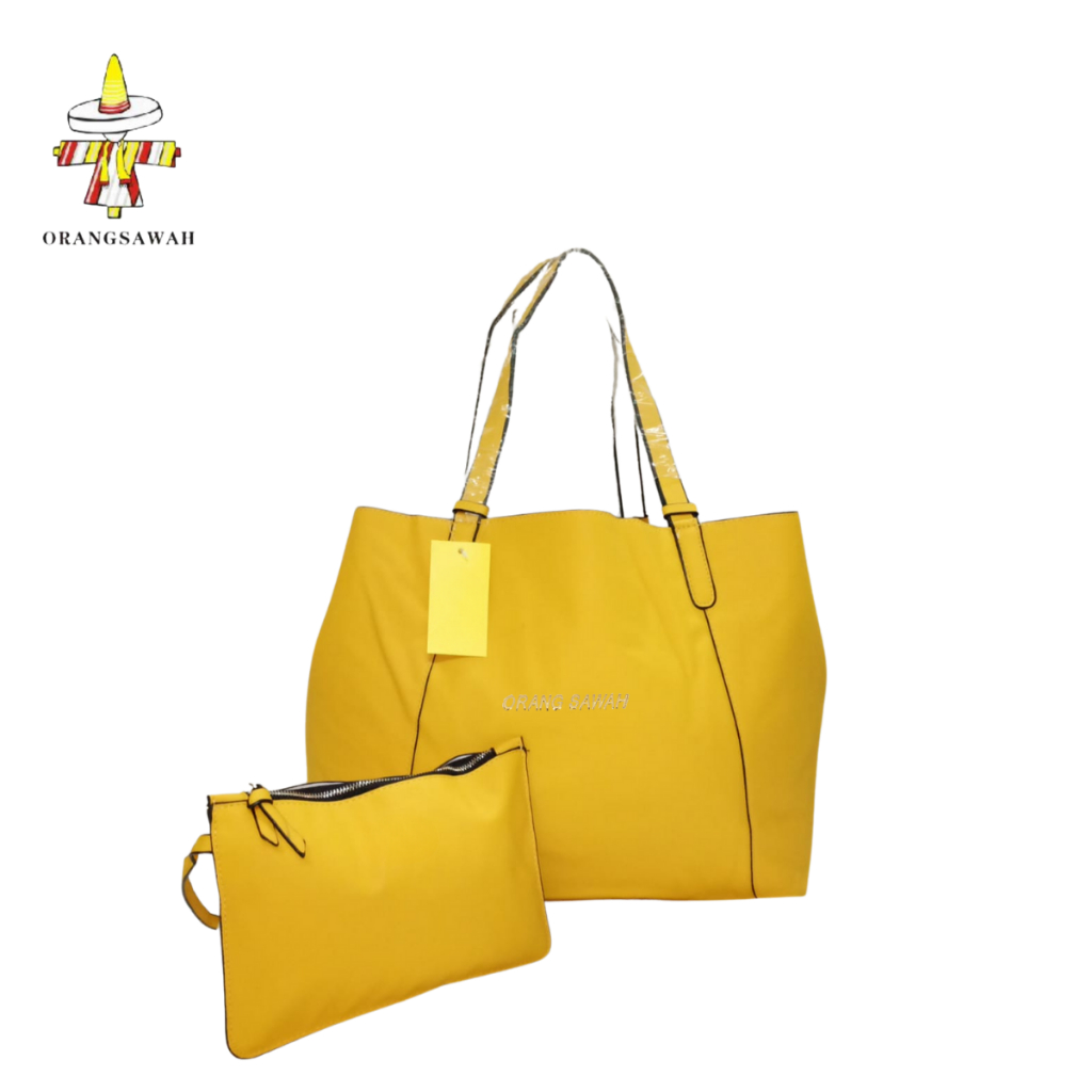 ORANG SAWAH Tas Totebag Wanita Elegant Kekinian Tas Jinjing Wanita Import Fashion Wanita Berkualitas