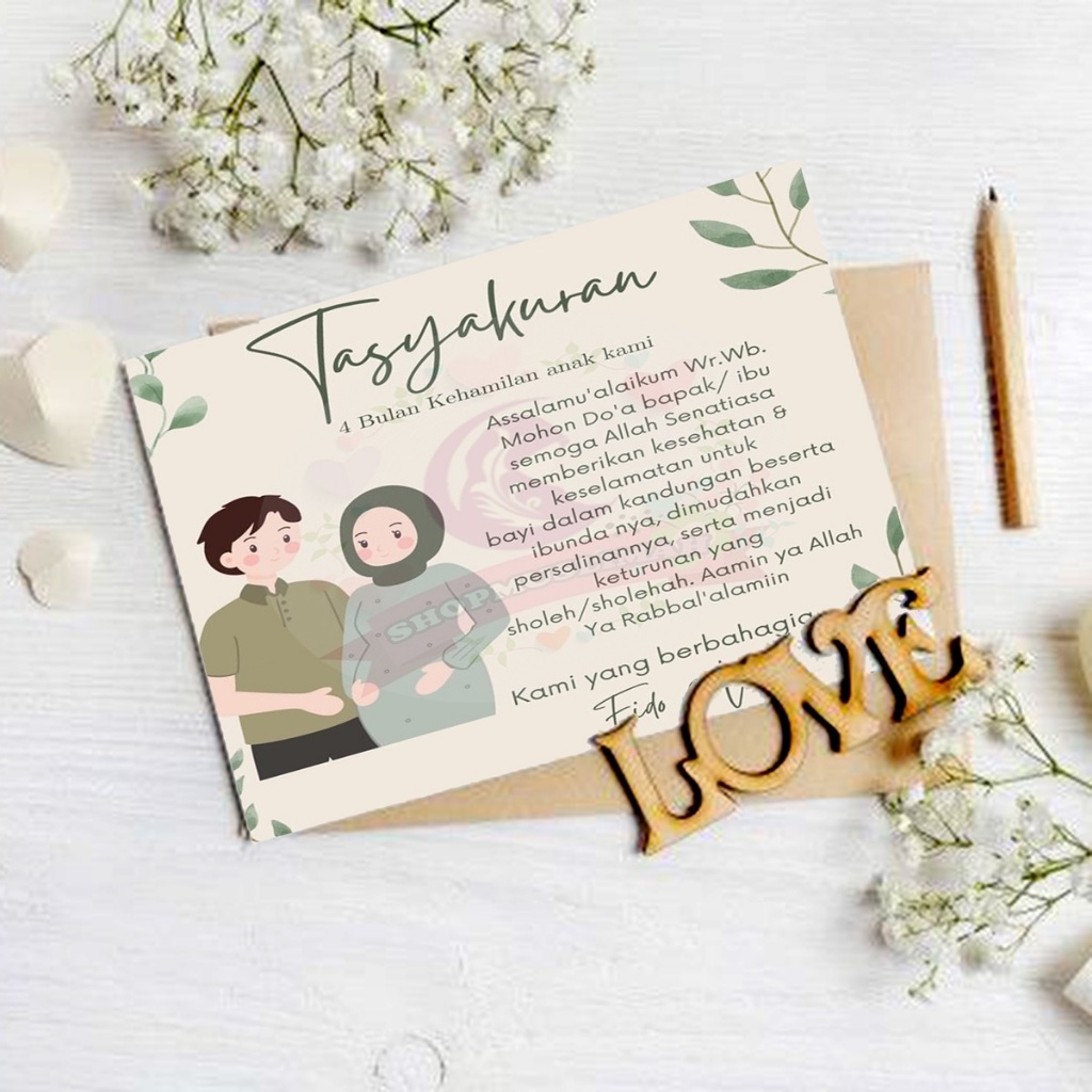 

Stiker Kartu Label Tasyakuran Kehamilan 4 dan 7 Bulanan Tanpa Minimal Order