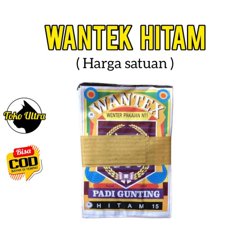 WANTEK HITAM (SATUAN) PEWARNA PAKAIAN PEWARNA JARING IKAN