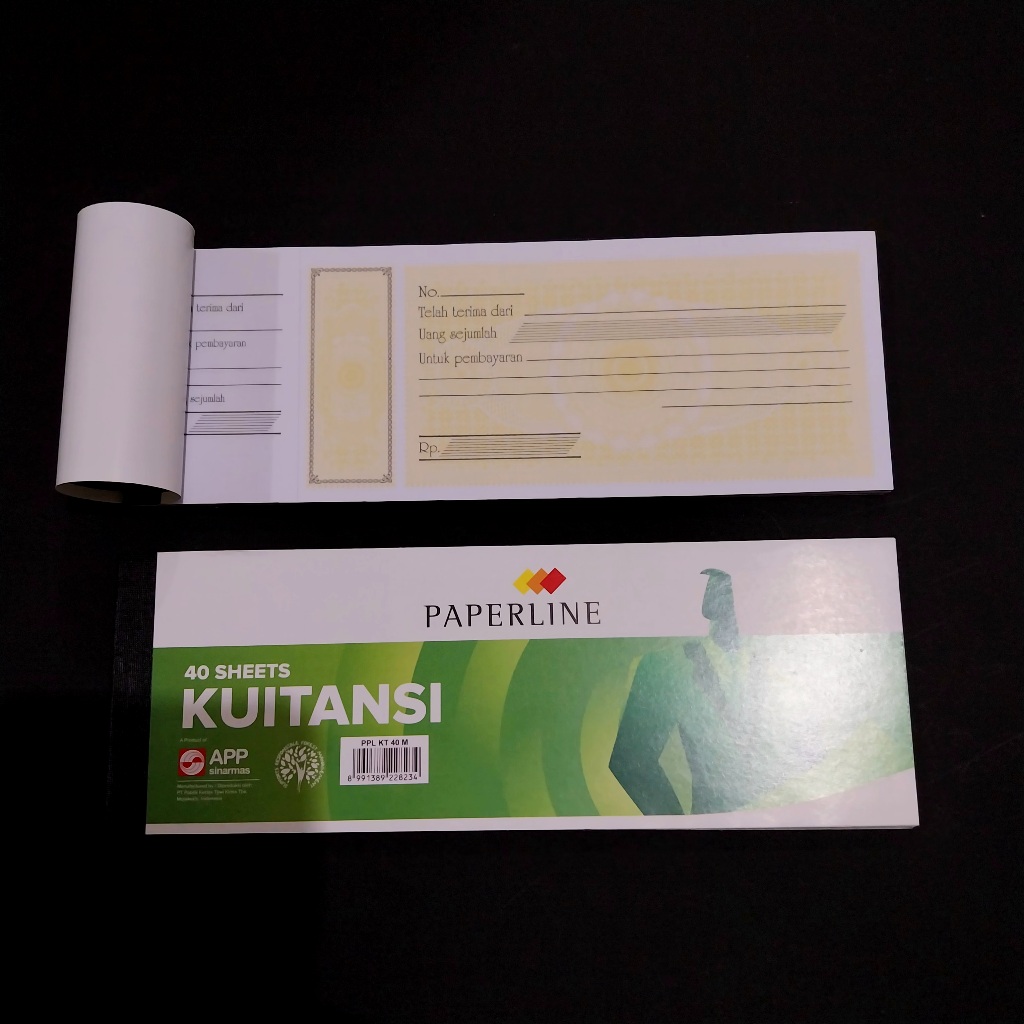 

Kuitansi Paperline / Kwitansi Paperline Kecil isi 40 lembar KT 40M (pcs)