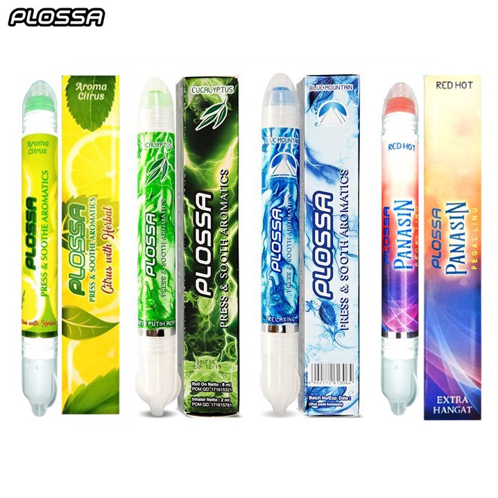 PLOSSA Blue Mountain / Plossa Eucalyptus / Plossa Red Hot Panasin / Plossa Citrus PLOSSA MINYAK ANGI