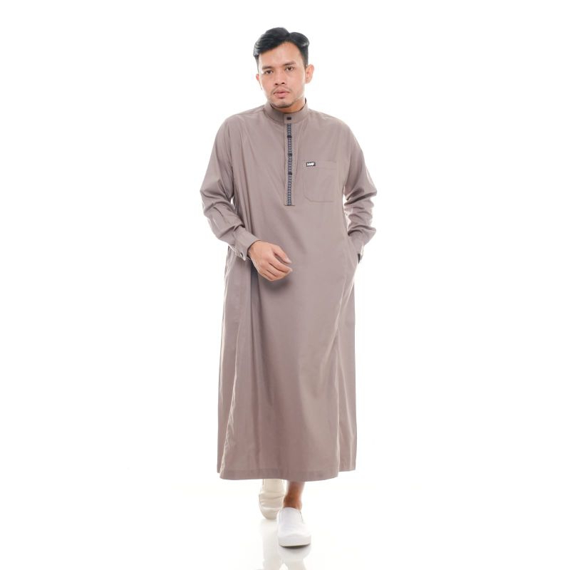 Baju Gamis Jubah Hanif Dewasa Haramain fashion pria keren terbaru kekinian