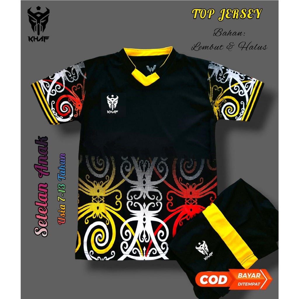 Kaos ssb untuk anak umur 5 sampai 13 tahun terlaris