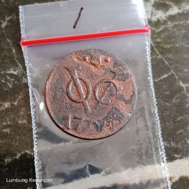 KVLK1 Koin VOC uang Jaman Belanda