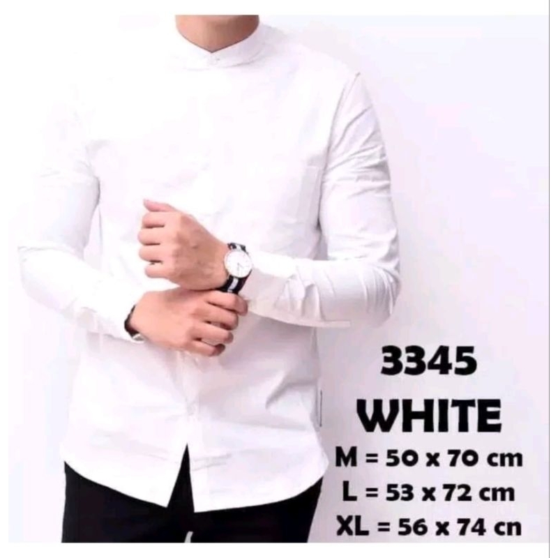 F2D KEMEJA DISTRO BASIC POLOS PRIA