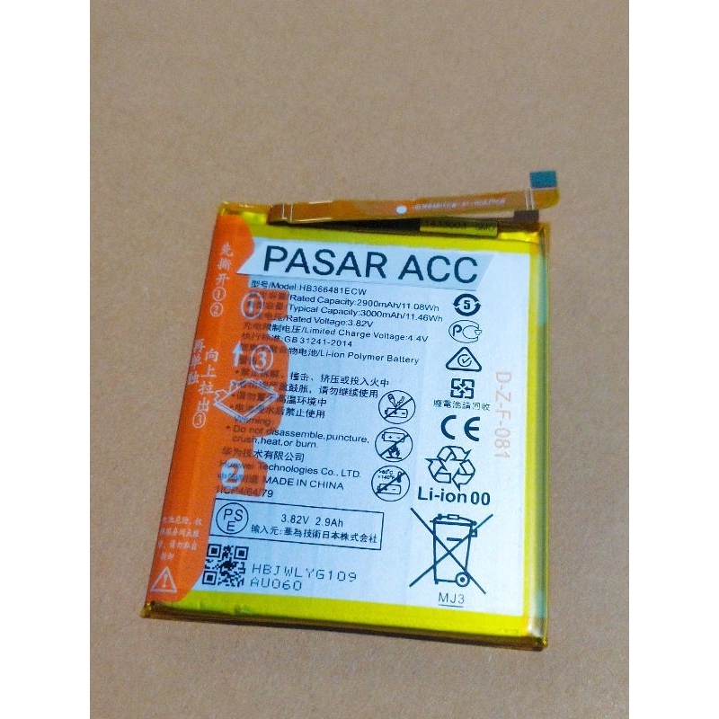 Baterai Batre Huawei HB366481ECW P9 Lite P9 Leica Honor 8 7C 7A 5C 5A 9 Lite Enjoy 7S 8 8E Y6II P Sm