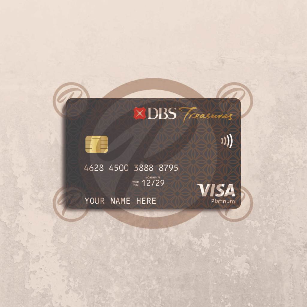 

[FAKE] DBS TREASURE DEBIT - Card Cover Skin Sticker - PLIATA Stiker Kartu ATM, E-Money, E-Toll