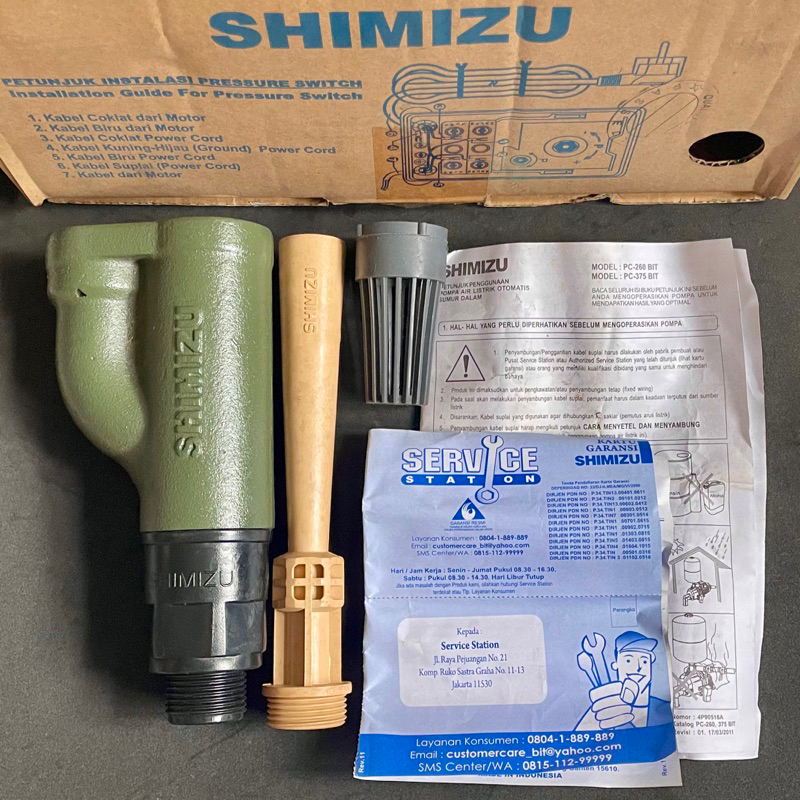 ORIGINAL mata jet shimizu pc260 pc268 pc375 / mata jet shimizu / mata jet pump