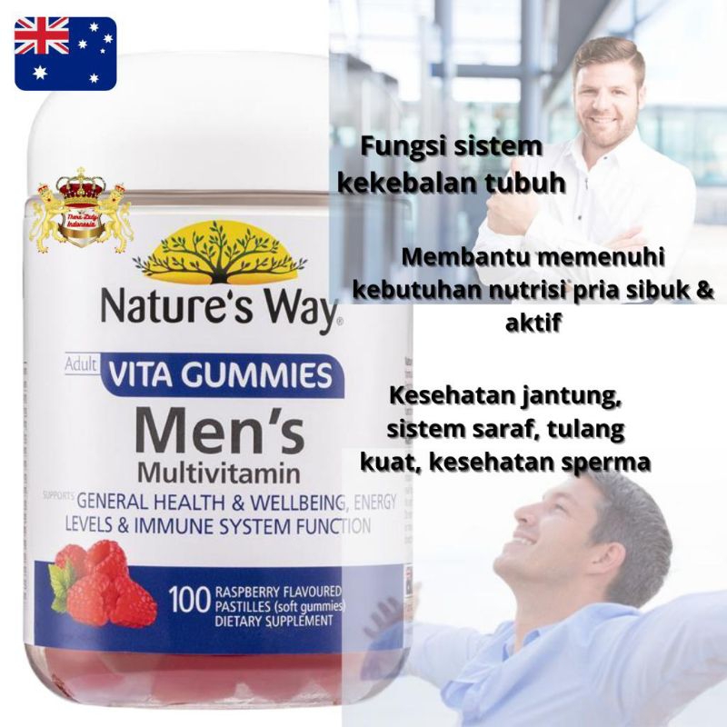 Nature's Way Adult Vita Gummies Men's Multivitamin 100 Gummies