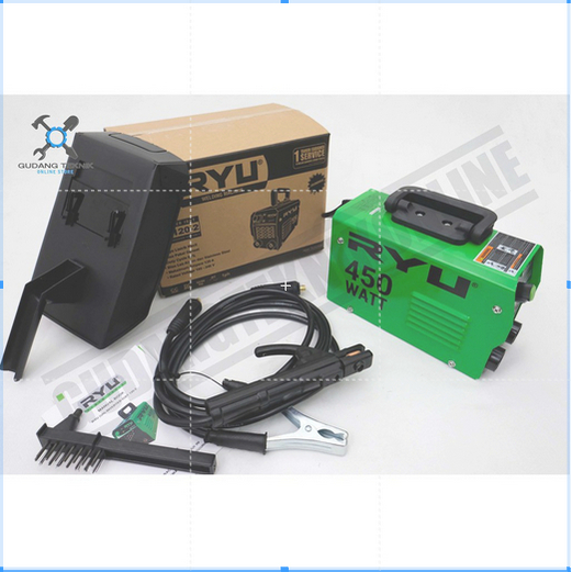 Mesin Las RYU RII120-2 / Trafo Las Inverter RYU 120A 450Watt - Mesin Las Listrik RYU 450 Watt Trafo 
