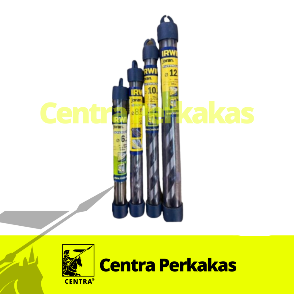 IRWIN Mata Bor Beton 8mm 10mm 12mm Masonry Drill Bit Asli Kuat Tahan Lama