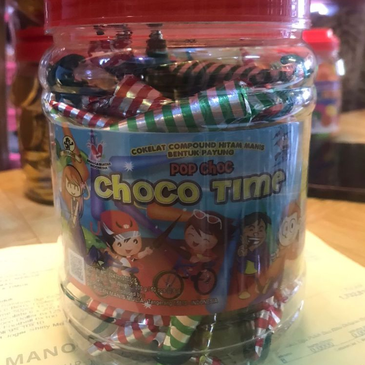 Cokelat Payung HALAL / coklat Payung toples pusan payung pop choc choco time / coklat Payung jadul i