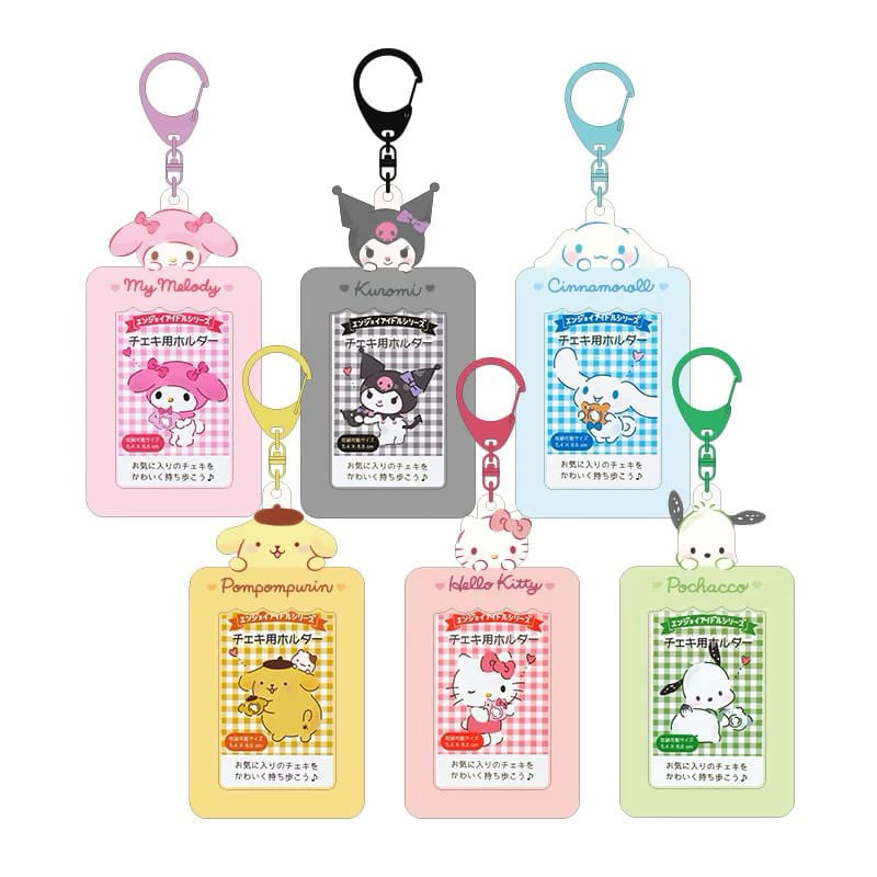 

Sanrio Card Holder Name Tag Photo Keychain