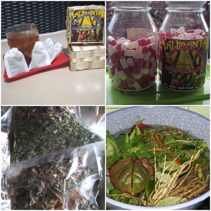 jamu racik herbal ramuan kalimantan