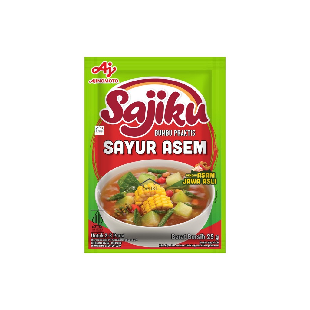 

Sajiku Sayur Asem Bumbu Instan Praktis Ajinomoto