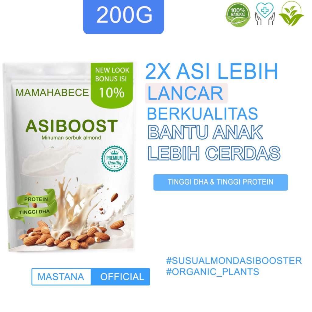 Susu Menyusui Almond Asi Booster Menyusui Pelancar Asi Boster Susu Pelancaran Asi Obat Pelancar Asi 